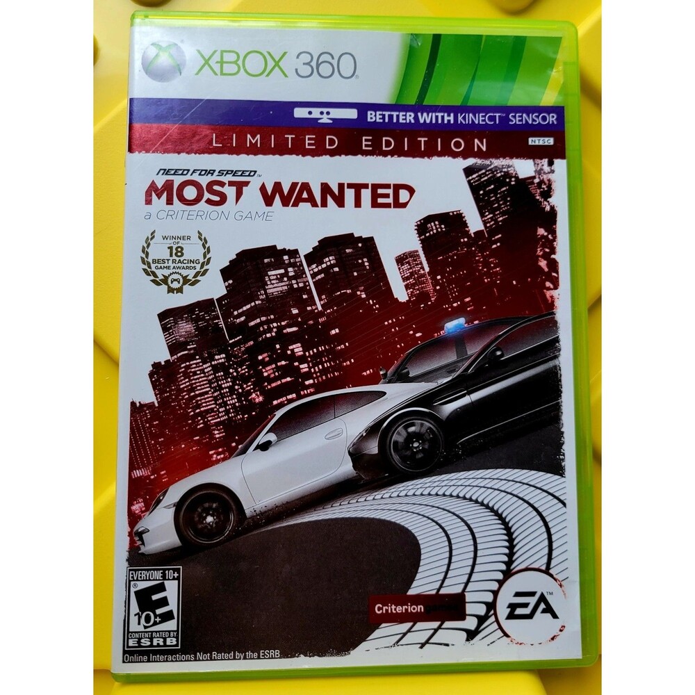 Need For Speed: Most Wanted Limited Edition (Microsoft Xbox 360) Pristine